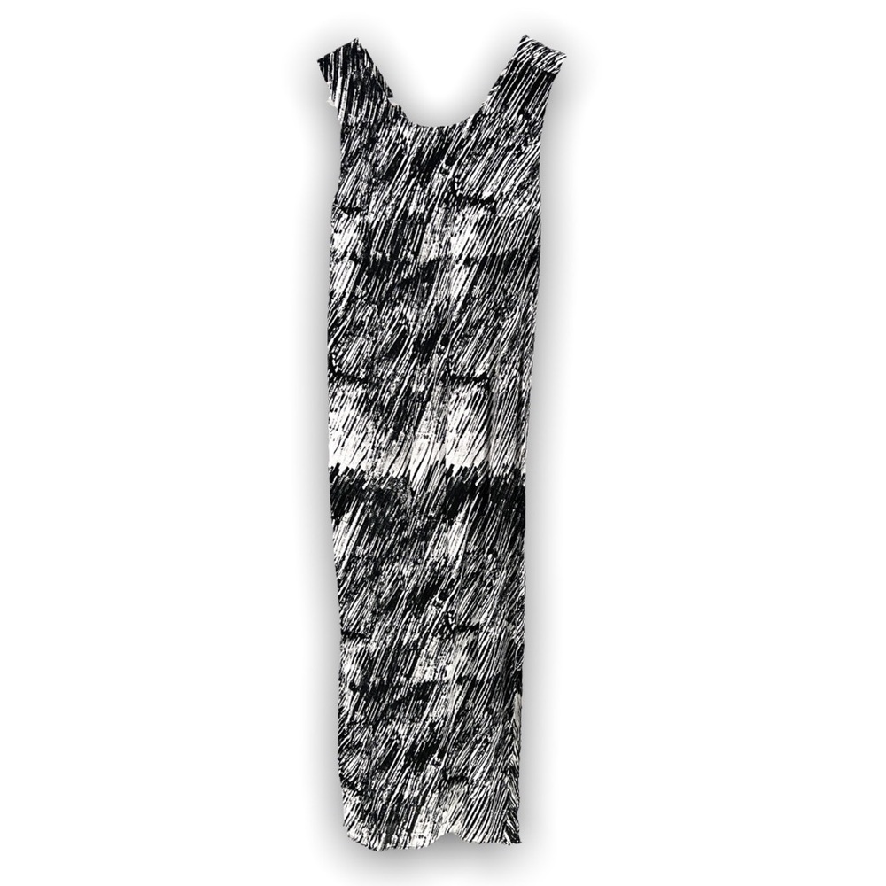 & Other Stories Black & White Graphic Tank Dress